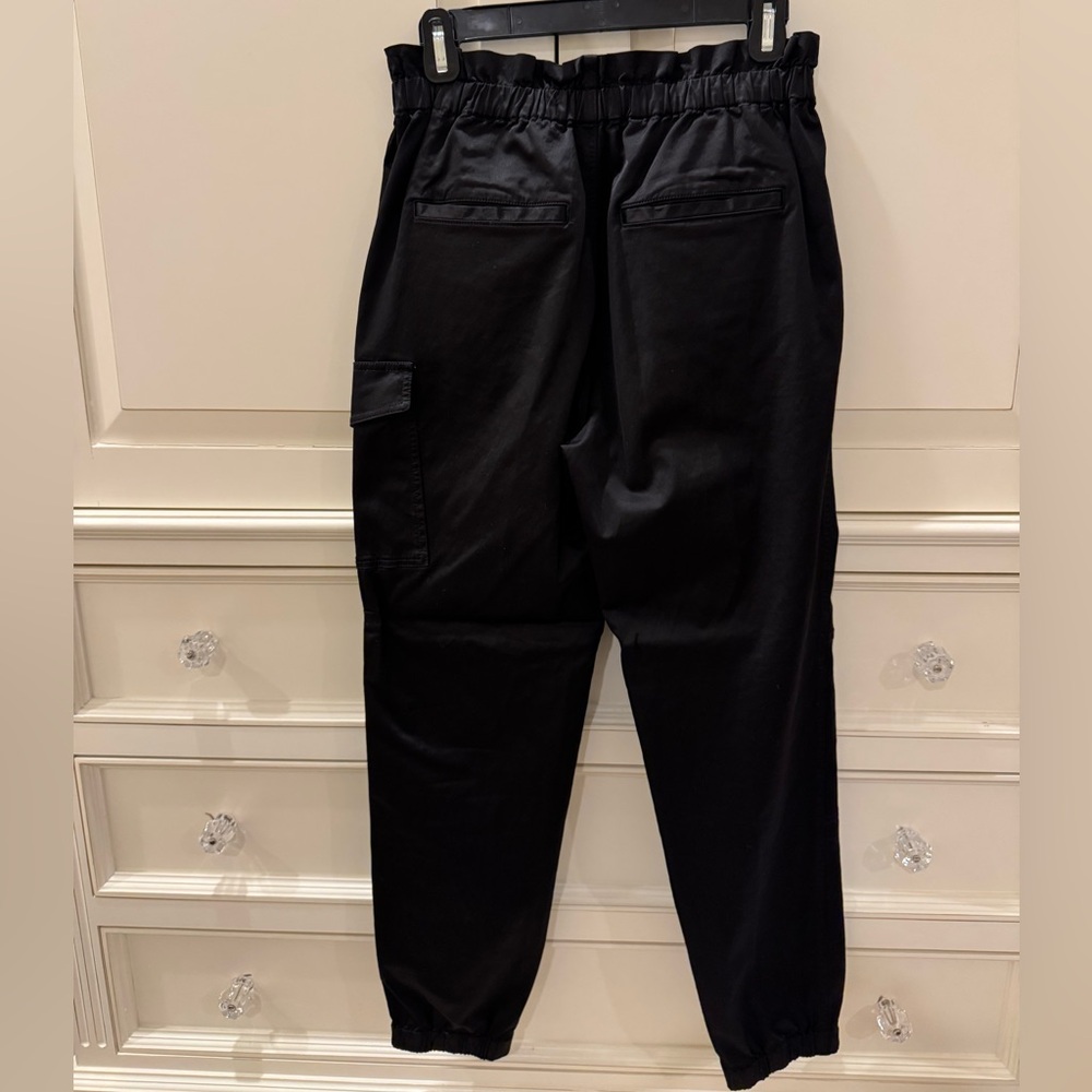 JBRAND Piper Satin Joggers In Black, Size 26 - Picture 2 of 2